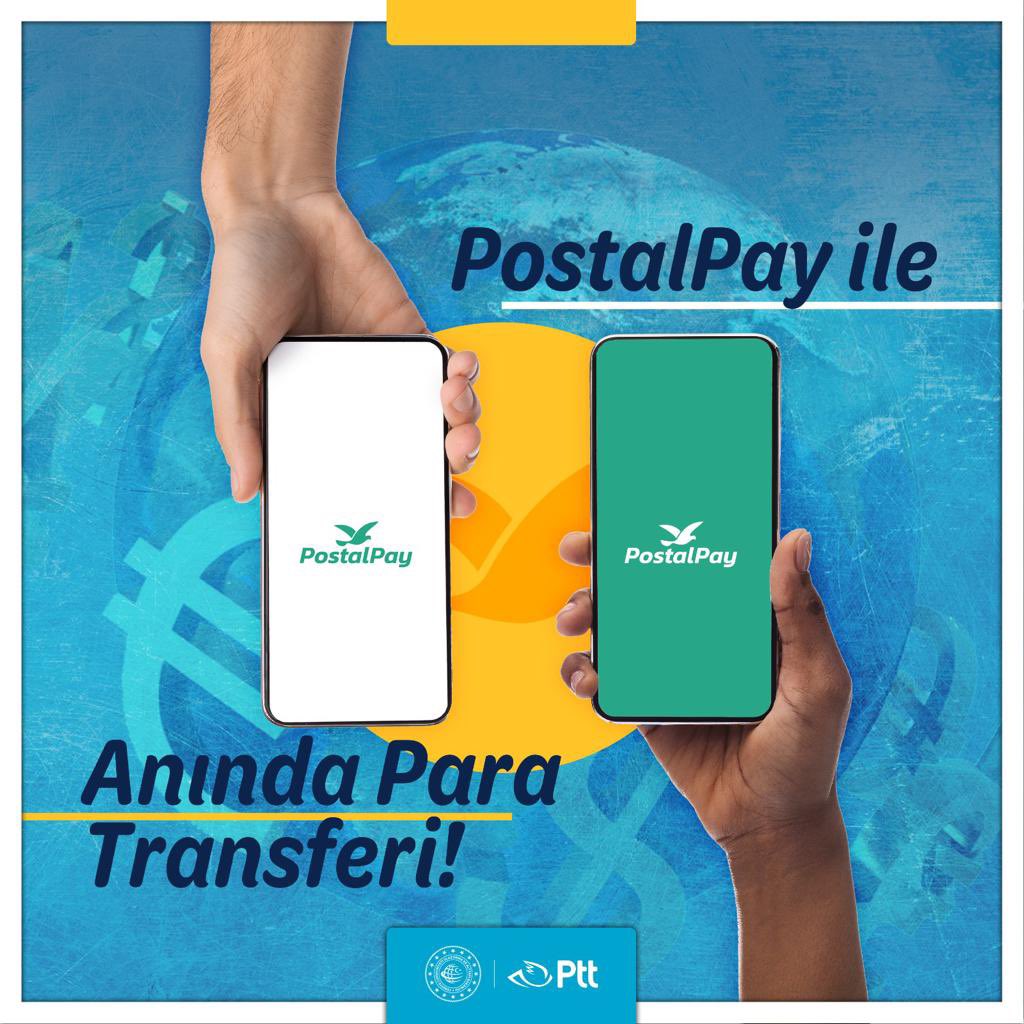 PTTKurumsal's tweet photo. Hızlı ve kolay para transferi #PostalPay ile PTT’de!
#PostalPay işlemlerinizi güvenli bir şekilde #PTT iş yerlerimizden gerçekleştirebilirsiniz.
Detaylı bilgi için ➡️ https://t.co/xR0hfFyitM
#HerAnında https://t.co/xxC26ISyCE