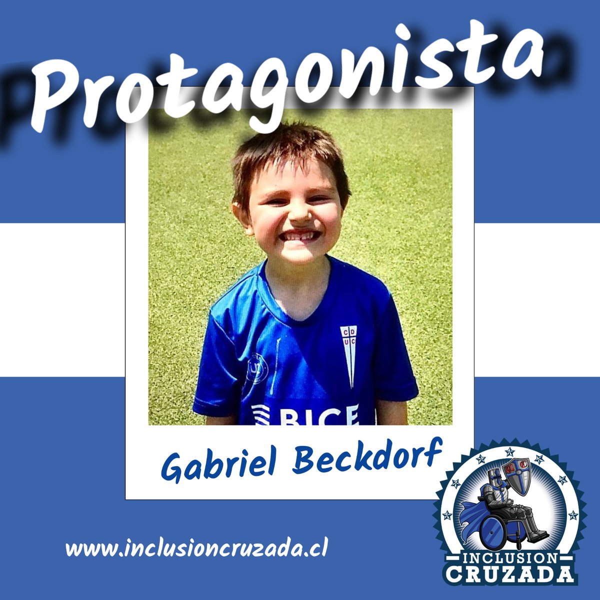 InclusionCruza2's tweet photo. Atención #LosCruzados y #LasCruzadas de corazón!!

Todo listo para mañana...

Nuestro Protagonista de la #InclusiónCruzada se llama Gabriel 🧑‍🦽

Mañana nos acompañará al estadio para alentar a la franja y compartir con los jugadores al final del encuentro.

Vamos Cruzados!
💙🤍💙 https://t.co/BlS5HTEAVu