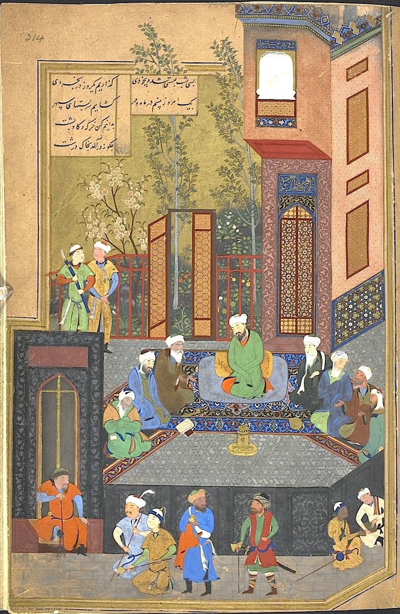 payf_official's tweet photo. Among the many works attributed to Behzad, experts believe that only 32 paintings are his #genuine creations, which represent only a decade of Behzad's long artistic career.
These include paintings from #Bostan Saadi's edition and the two editions of Nizami's #Khamsa.
8/11 https://t.co/Jt2GDHEFgx