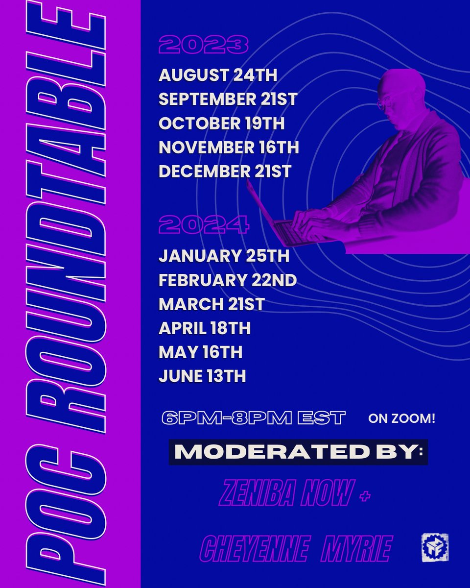 Here are all the dates our POC Roundtable is happening this season. Share your stories, network, and join a thriving community of artists driving change in the musical theatre industry. Sign-up link tba! #MTFRoundtables #POCRoundtable #WritersGroup #FeedbackSpace #OnlineEvent