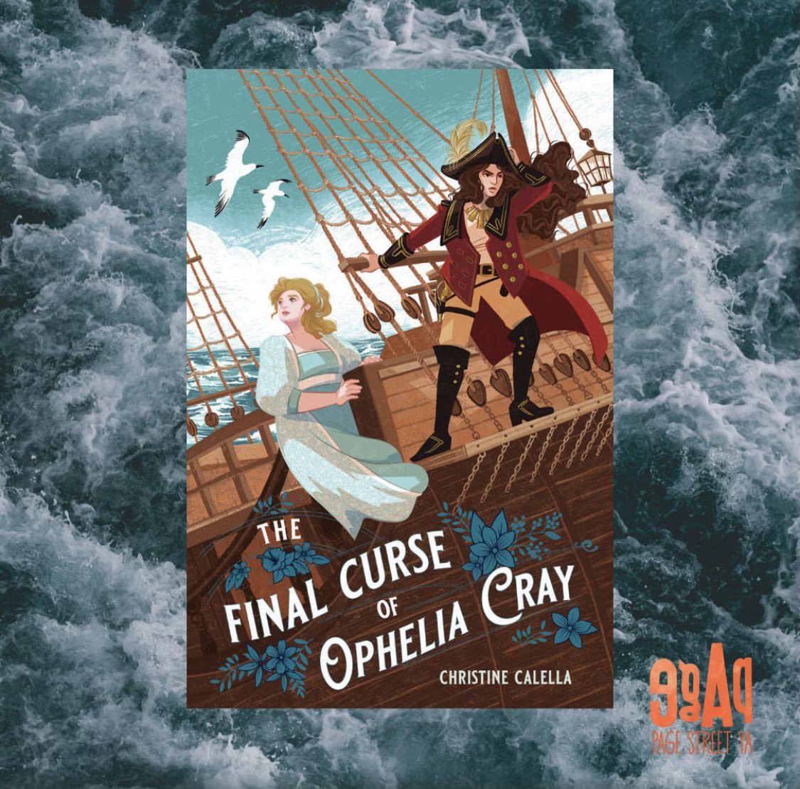 ct_calella's tweet photo. ⚓️⚓️COVER REVEAL⚓️⚓️

Check out the stunning, swashbuckling cover of my debut YA novel, THE FINAL CURSE OF OPHELIA CRAY (our April 9 from @PageStreetKids)!

This adventure on the high seas has the Young sisters going up against pirates 🏴‍☠️Ideal for fans of OUR FLAG MEANS DEATH 🏴‍☠️ https://t.co/cwziRYtfDc
