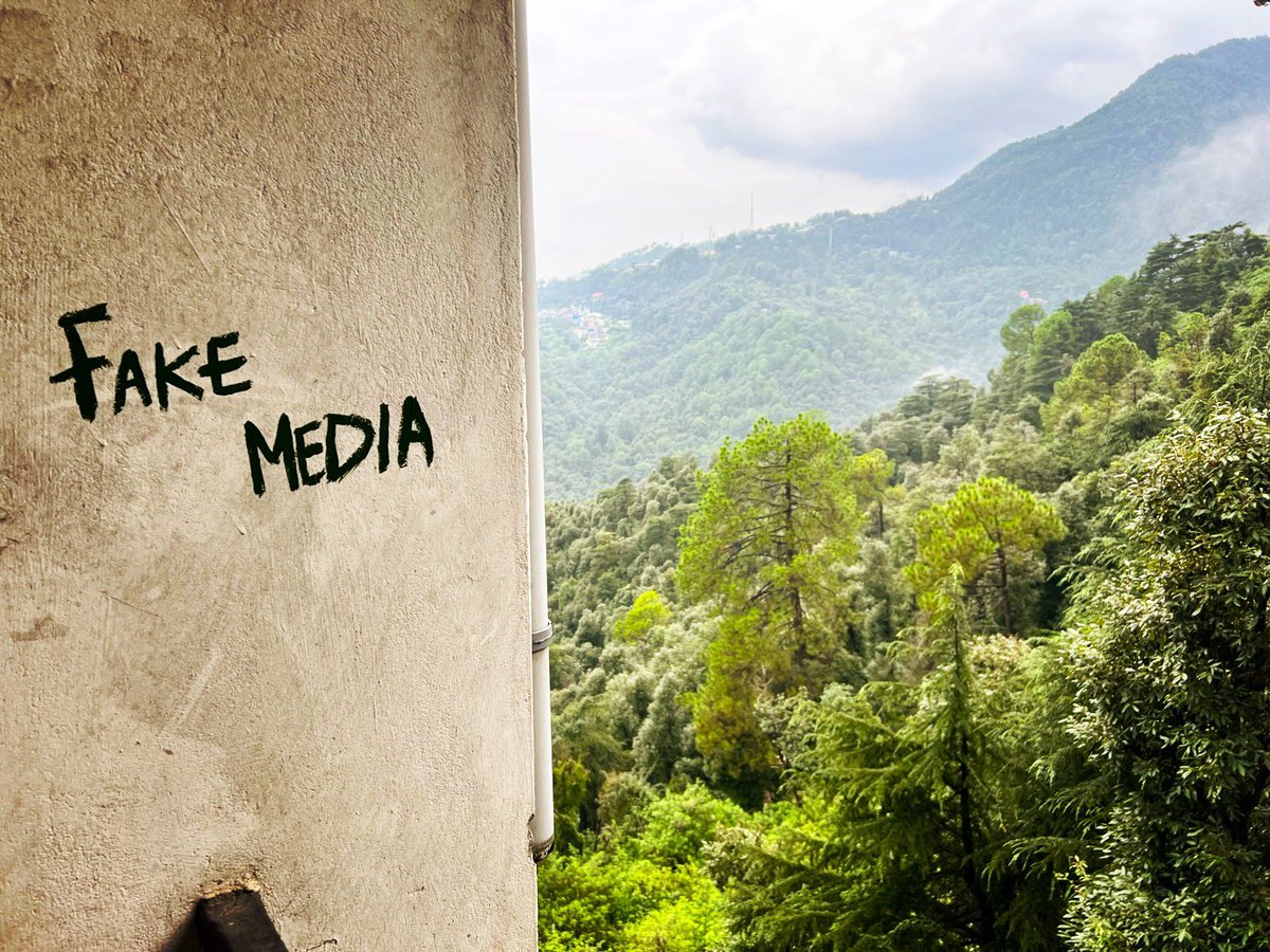 Even in the mountains of the Himalayas, the people know what’s up

#fakemedia