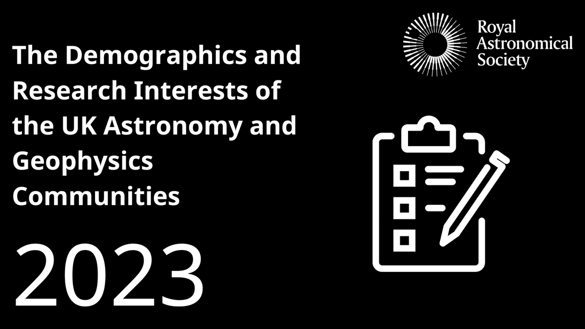 Help us get a better idea of who makes up the astronomy and geophysics communities by filling in our demographics survey! All responses are completely anonymous and the survey takes around 20 minutes to complete ⬇️

surveymonkey.co.uk/r/RAS_Survey_2…