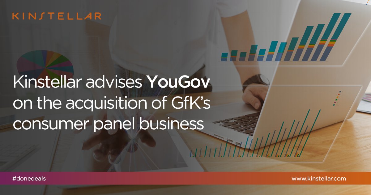 📢Kinstellar, in conjunction with DLA Piper, has advised #international online #research data and #analytics #technology group YouGov plc on the #acquisition of the European Consumer Panel Business of GfK, a German market research firm, for EUR 315 million. 
#donedeals