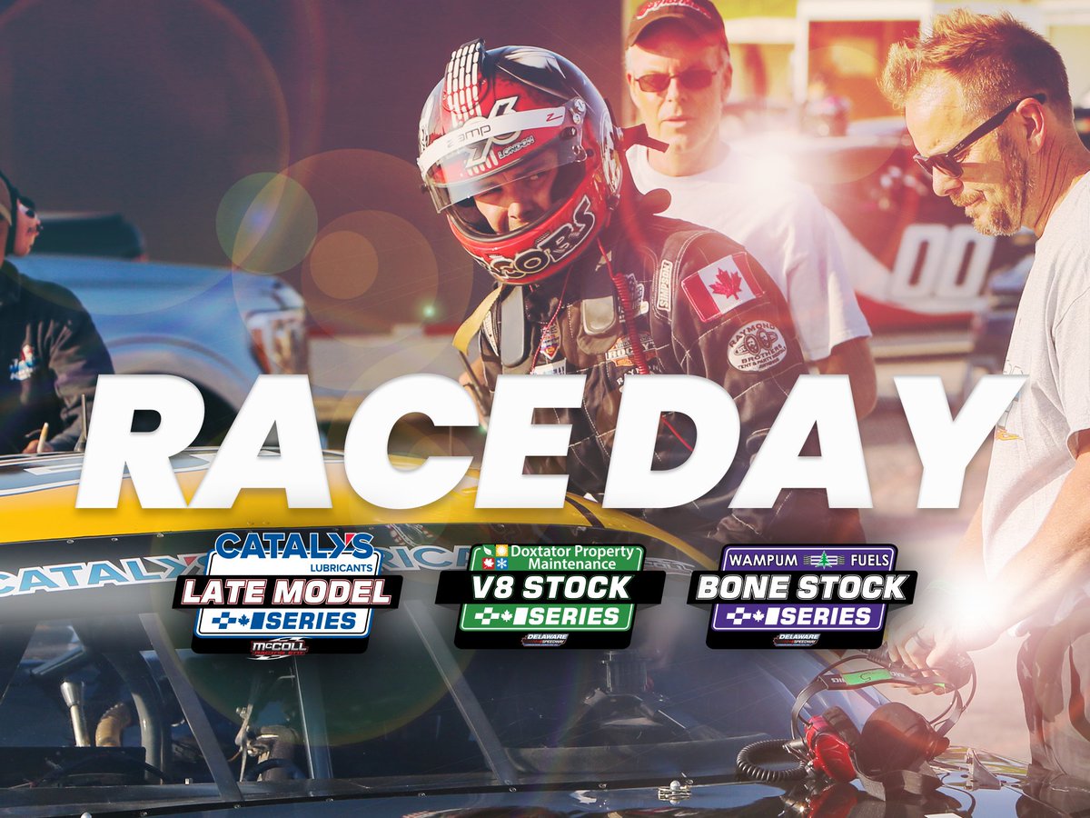 ‼️ TONIGHT we return to weekly racing with a big show of Wampum Fuels Bone Stocks, Doxator Property Maintenance V8 Stocks, and Catalys Lubricants Pro Late Models! 

🎟  TICKETS: showpass.com/delaware-speed…

🚪 GATES OPEN: 6:00pm
📺 Rogers tv London: 7:30pm
🟢 GREEN FLAG: 7:35pm