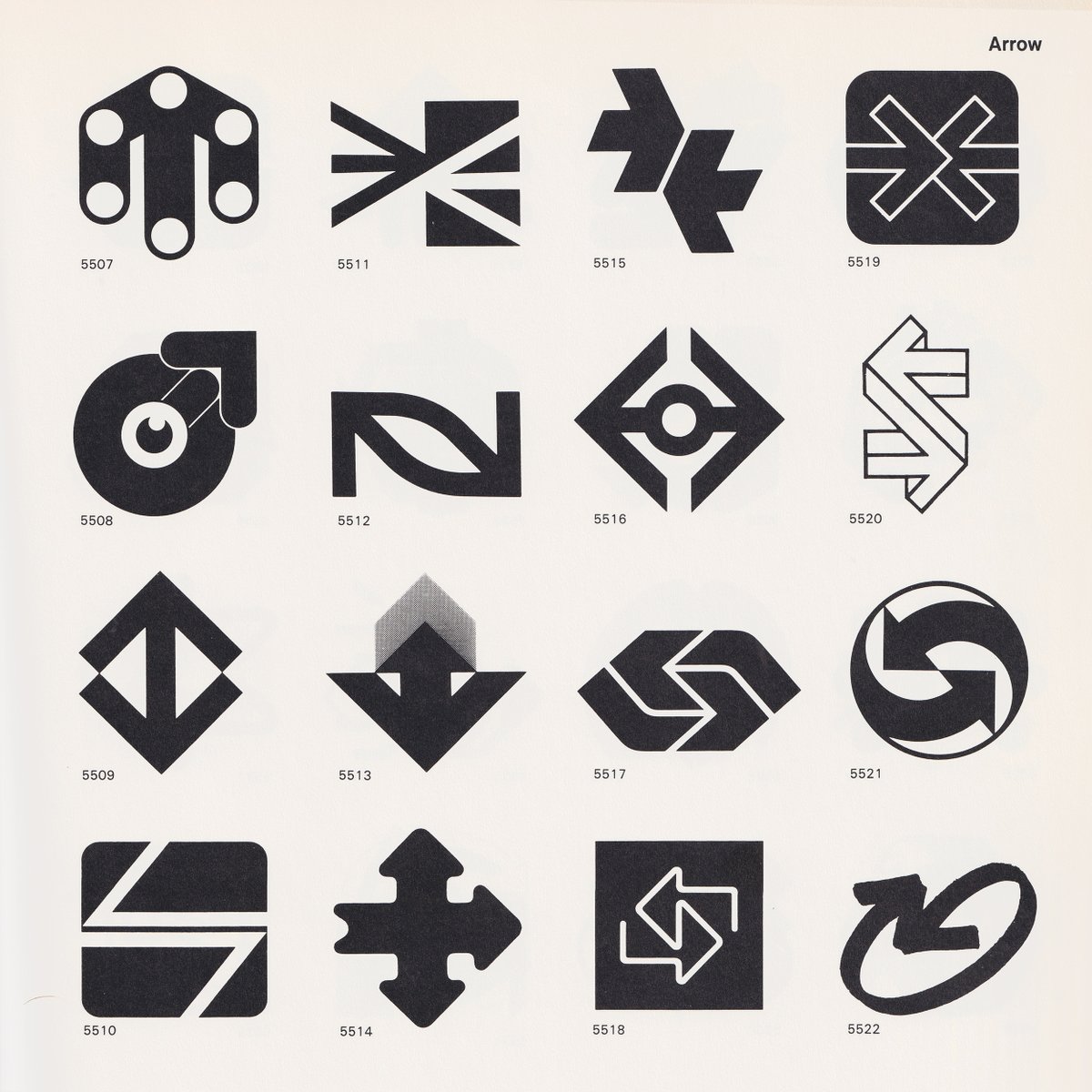 LogoArchive's tweet photo. Another set of 'arrow' logos from from Yasaburo Kuwayama's Trademarks &amp; Symbols of the World Volume 1 &amp; 2. 

Discover thousands more logos at https://t.co/2OFIoglbzt

#logos #designtwitter #branding #logodesign #design https://t.co/XZJR5FOiyi