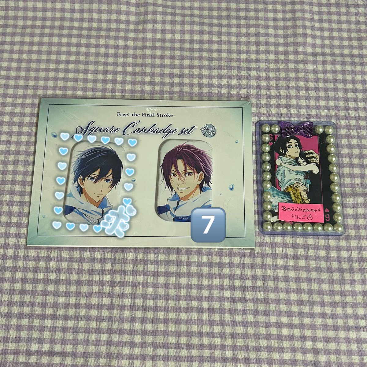 mainitiyabatan4's tweet photo. 【交換】劇場版 Free! FS スクエア缶バッジセット

【譲】凛7

【求】遙

♡郵送交換
♡初回様ツイフィ一読 https://t.co/EyjJsDKTmS