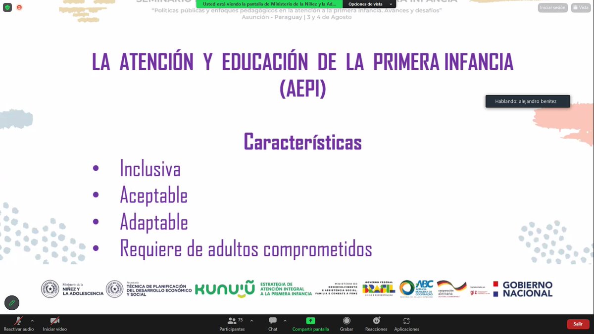 #SeminarioAtenciónalaPrimeraInfancia
Se inicia la segunda jornada del Seminario Internacional "Atención a la Primera Infancia"

Eje 2. Calidad de los servicios en diversas modalidades. Exponen Gabriel Lerner de Argentina, Shirley Ameijenda de Uruguay y Ila Falcão de Brasil.