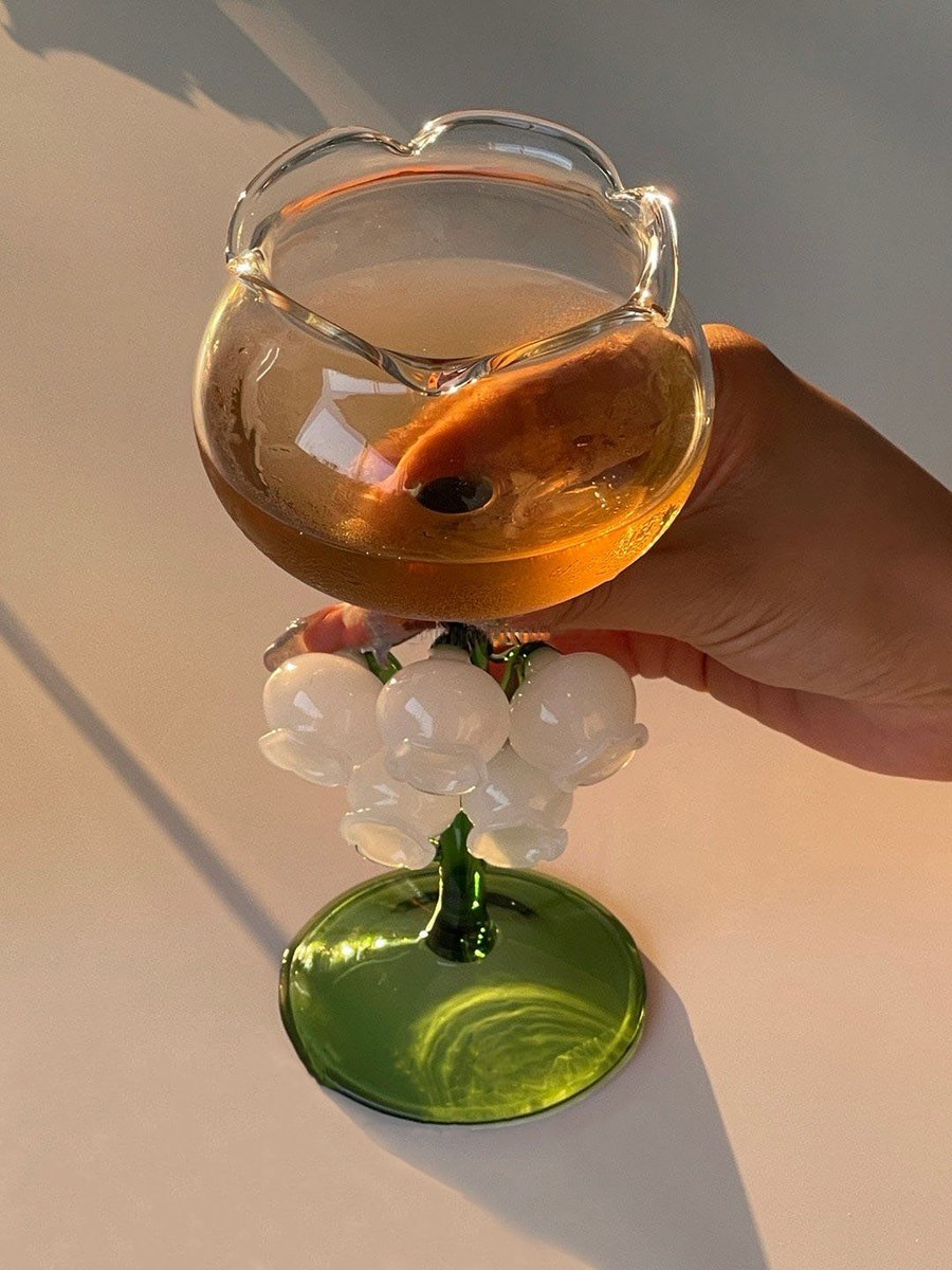 lily of the valley glasses