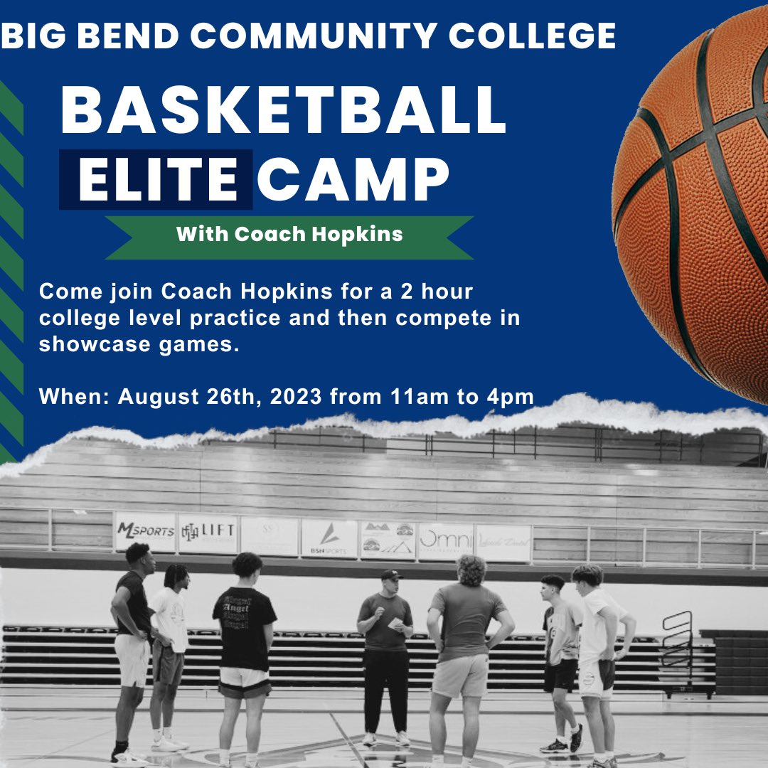 Join us for the Big Bend Elite Camp.

form.jotform.com/232141070371139