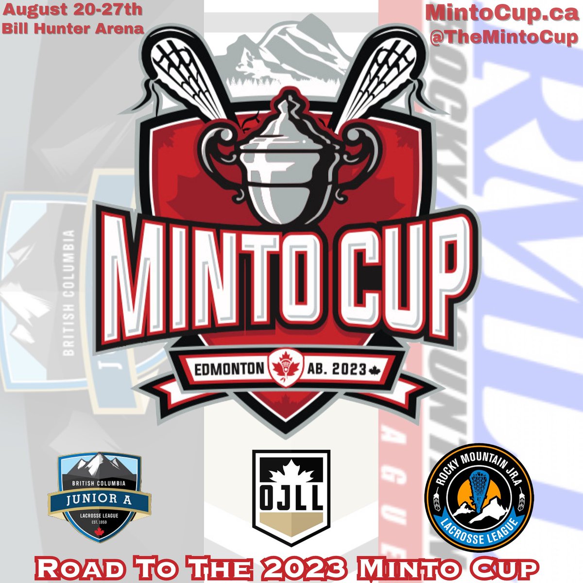 Just 16 days until the best junior lacrosse players in the world are in Edmonton, AB for the 2023 Minto Cup! 

Get your #MintoCup tickets, official merchandise and more on MintoCup.ca today.
