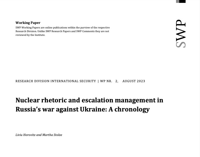 Overall, we identified 204 #nuclear signals since the beginning of 2022. No. of nuclear signals from Russia🇷🇺: 110 including 15 escalatory, 66 warning, 29 de-escalatory No. of nuclear signals from the West: 94 including 6 escalatory, 50 warning, 38 de-escalatory (3/3)