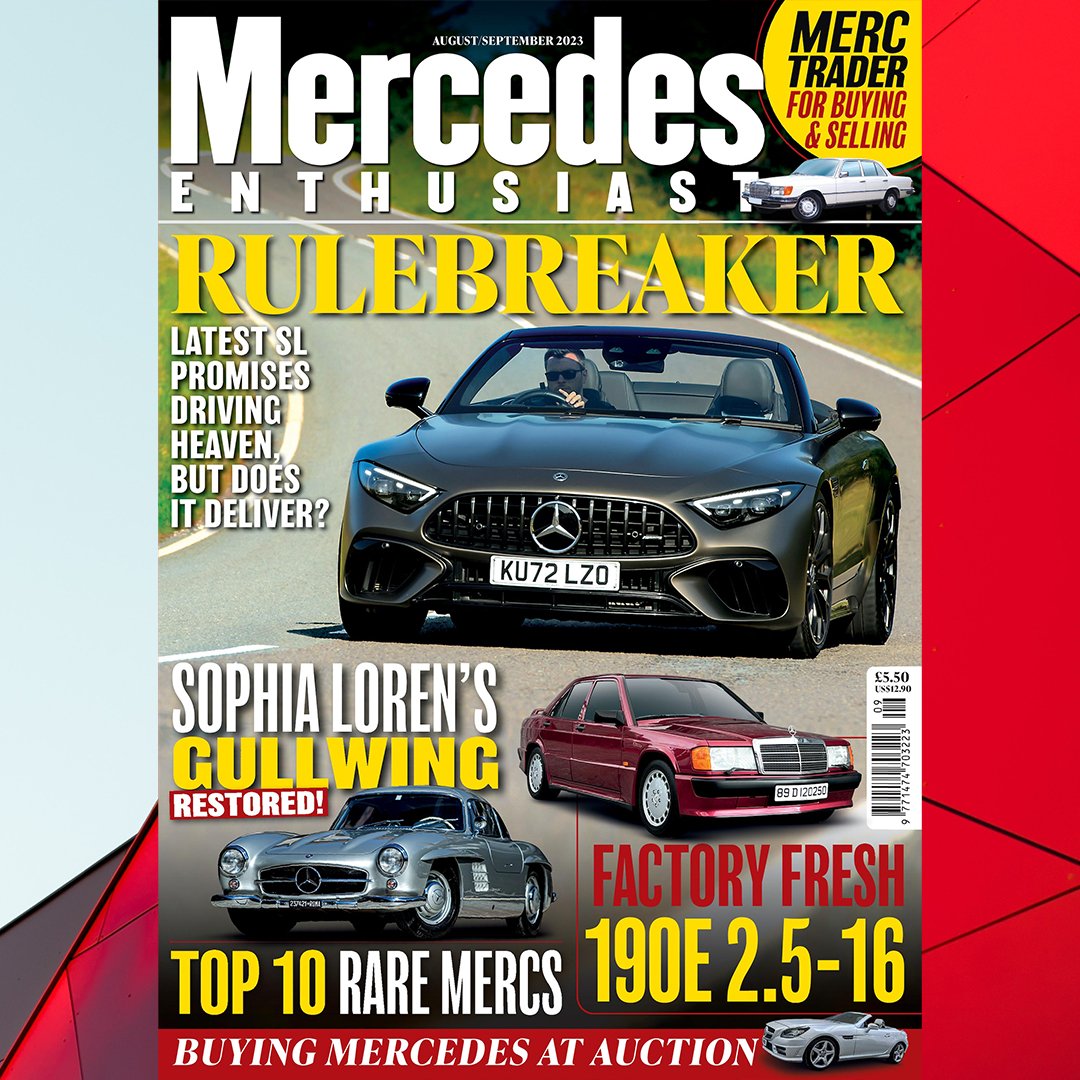 MercEnthusiast's tweet photo. Don't miss the August/September 2023 issue of MERCEDES ENTHUSIAST - on sale now!
Order here: https://t.co/LMWjkZwg8O
-----
#MercedesEnthusiast #Mercedes #AMG #SLClass #V8 #classiccar #modernclassic #300SL #Gullwing https://t.co/QCiqEADUH6
