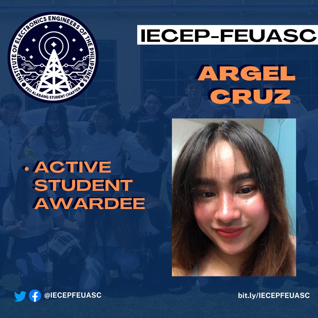 IECEPFEUA's tweet photo. Congratulations to our very own, Denver Coleta, Argel Cruz, Desiree Almazan, and Gabrielle Mac with the following recognitions!
#IECEPFEUASC
#ASR2023
#ExCEllence
#DesignCreateDevelop https://t.co/vtyTsDrQ6P