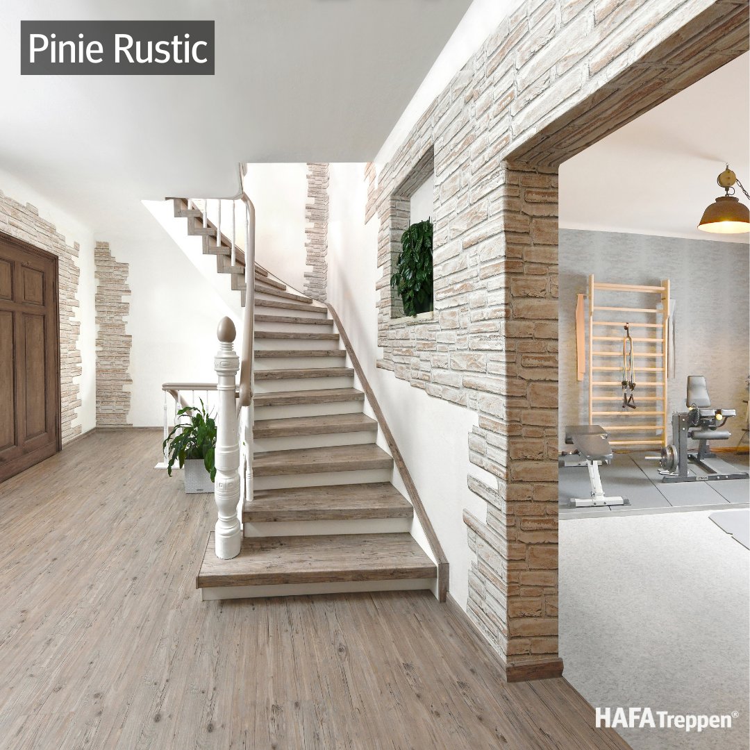 HafaTreppen's tweet photo. Treppenrenovierung mit Pinie Rustic: Eine gelungene Kombination aus rustikaler Schönheit und modernem Flair! Wir freuen uns, euch diese beeindruckende Treppenrenovierung vorstellen zu können. https://t.co/ILBDuL4gLd