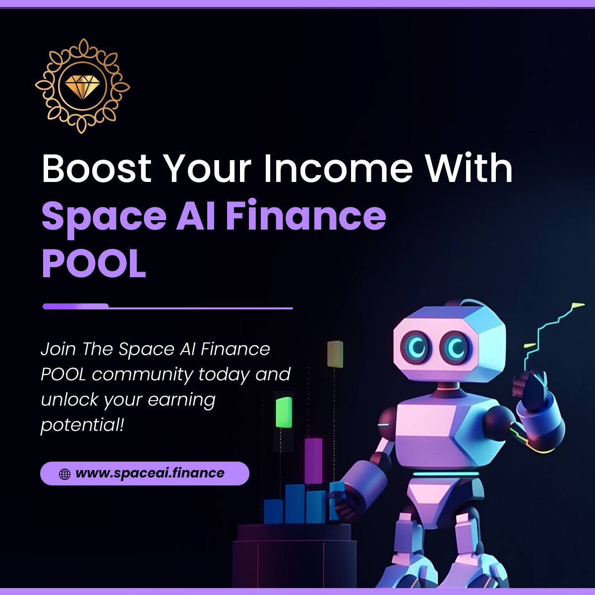 SpaceAIFinance's tweet photo. Join defi pool on our platform to increase your income.
AISwap is coming...
#SpAi #SpaceAi #Aiswap #AIinfo #Spacelaunch #SpPay https://t.co/RJHNmHheJj