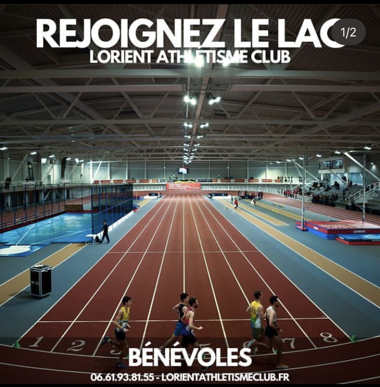 ClubLorient's tweet photo. Pour poursuivre notre développement
Le Lorient Athlétisme Club de la @VilledeLorient recherche des bénévoles dans différents domaines:
- Tresorier 
- Secretariat 
- Responsable Communication 
- Encadrants / Entraîneurs 
- Juges / officiels 

Informations : 0661938155 m https://t.co/cAmQjNd1MF