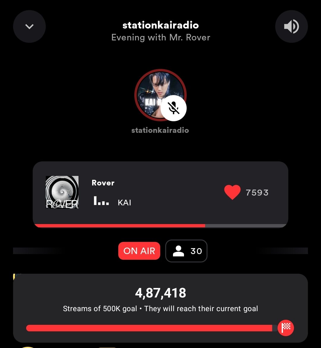 Guys.. We're so close to our goal, please don't be lazy today, join in here and unlock the 500K goal today 🔥 We can do this only if we have your support, please keep joining 🙏 🔗: stationhead.com/stationkairadio #KAI #KAI_Rover #Rover100MParty