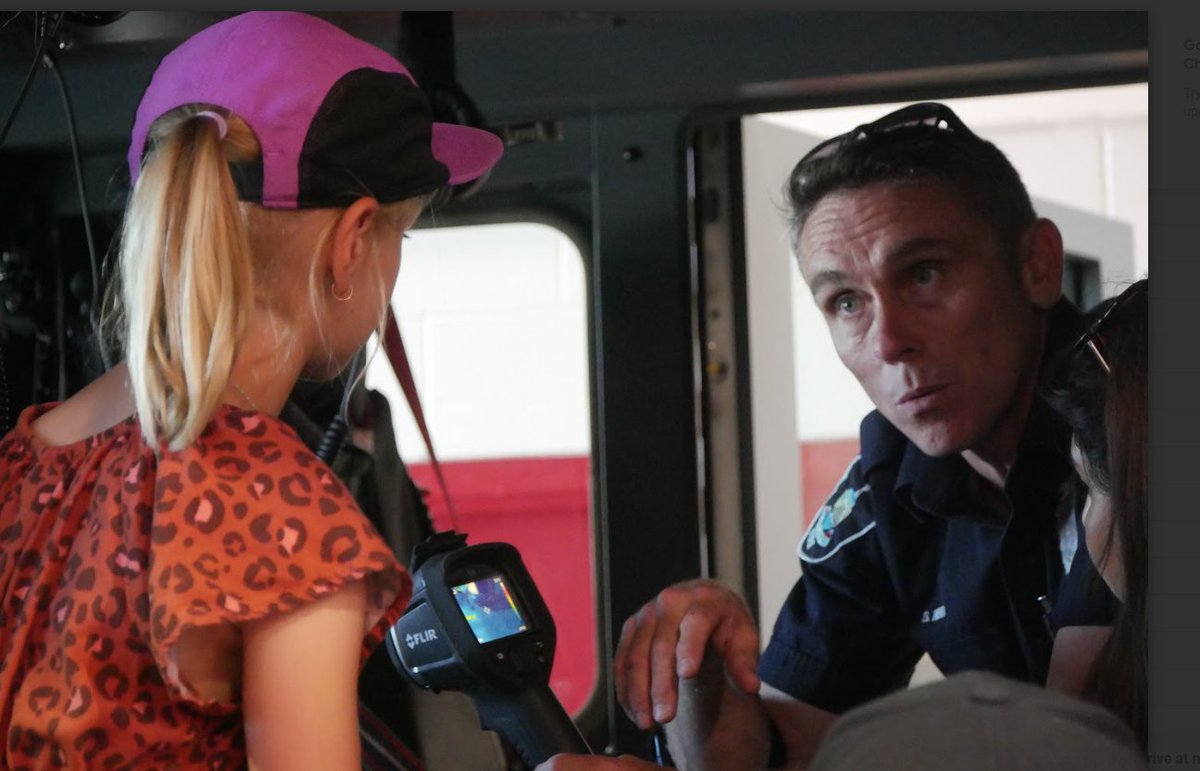 SidneyFireDept's tweet image. On Thursday FF. Bibb provided a hall tour for one of the many days camps that come by the @SidneyFireDept Community Safety Building to learn about our building, look at the trucks and learn about fire safety. #yyj #alwayseducating #whodoesntlikefiretrucks