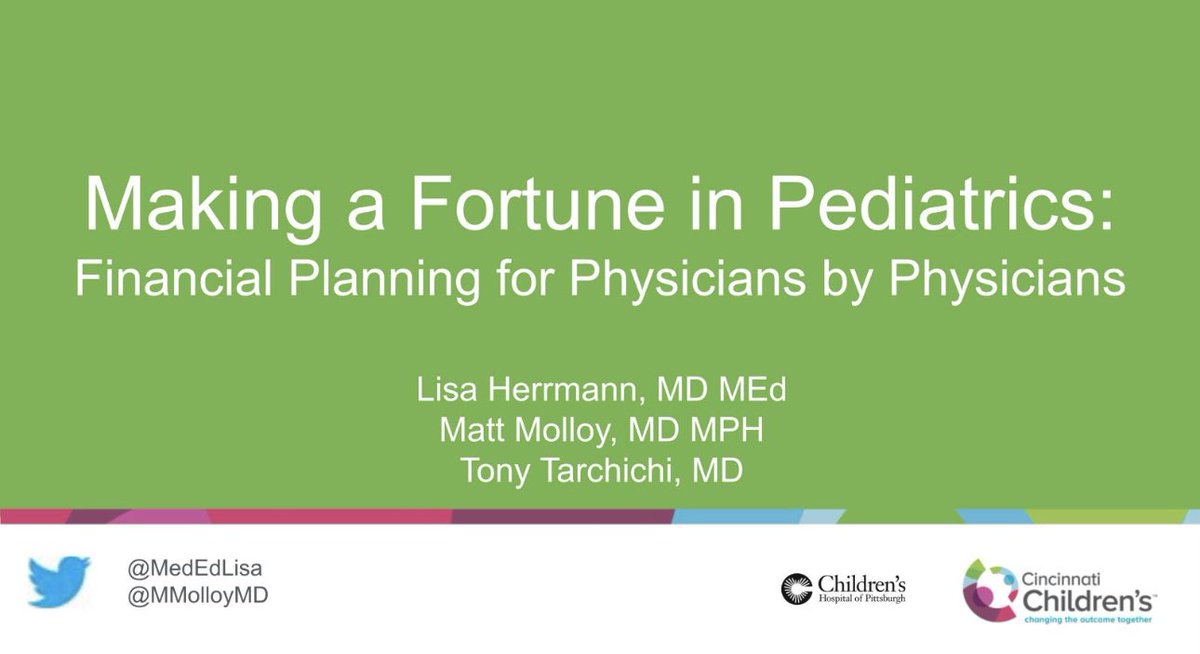 <a href="/chris_bonafide/">Chris Bonafide, MD, MSCE (he/him)</a> @CHOPPHMFellows <a href="/PHMConf/">PHM Conference</a> <a href="/TchouMd/">Mike Tchou</a> <a href="/SocietyHospMed/">Society of Hospital Medicine</a> <a href="/NChenMD/">Nancy Chen, MD FAAP FHM</a> <a href="/elisha_mccoy/">Elisha McCoy</a> <a href="/DoctorVig/">Vignesh Doraiswamy, MD- MedPeds Hospitalist</a> @freckledpedidoc <a href="/SamirShahMD/">Samir S. Shah</a> <a href="/WrayCharles/">Charlie M. Wray, DO, MS</a> Day 2 <a href="/PHMConf/">PHM Conference</a> and learning about Resilience as Physicians. #PHM23

And speaking of resilience - post-plenary talk 1 for me today is about being financial savvy as a pediatric hospitalist with <a href="/MedEdLisa/">Lisa Herrmann</a> <a href="/MMolloyMD/">Matt Molloy, MD, MPH</a>