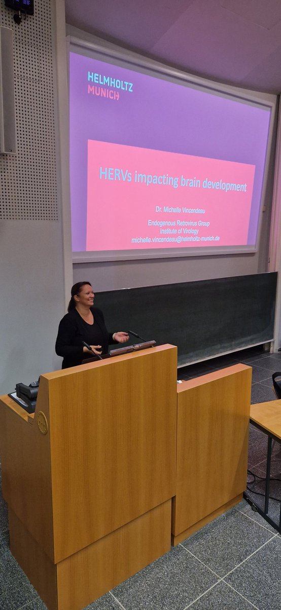 Baldauf Lab (@baldauf_lab) on Twitter photo It was a pleasure to host <a href="/M_Vincendeau/">Michelle Vincendeau</a>  from <a href="/HelmholtzMunich/">Helmholtz Munich | @HelmholtzMunich</a>  yesterday. She gave a talk on HERVs impacting brain development. 
<a href="/InfectNet/">Infect-Net</a> It was a pleasure to host <a href="/M_Vincendeau/">Michelle Vincendeau</a>  from <a href="/HelmholtzMunich/">Helmholtz Munich | @HelmholtzMunich</a>  yesterday. She gave a talk on HERVs impacting brain development. 
<a href="/InfectNet/">Infect-Net</a>