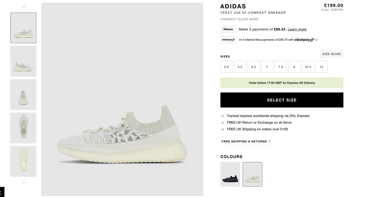 TheSoleWomens's tweet photo. #ad Yeezy Boost 350 v2 CMPCT Bone at SEVENSTORE

Link > https://t.co/GqIWPWMfkt https://t.co/vBNPON4hdj