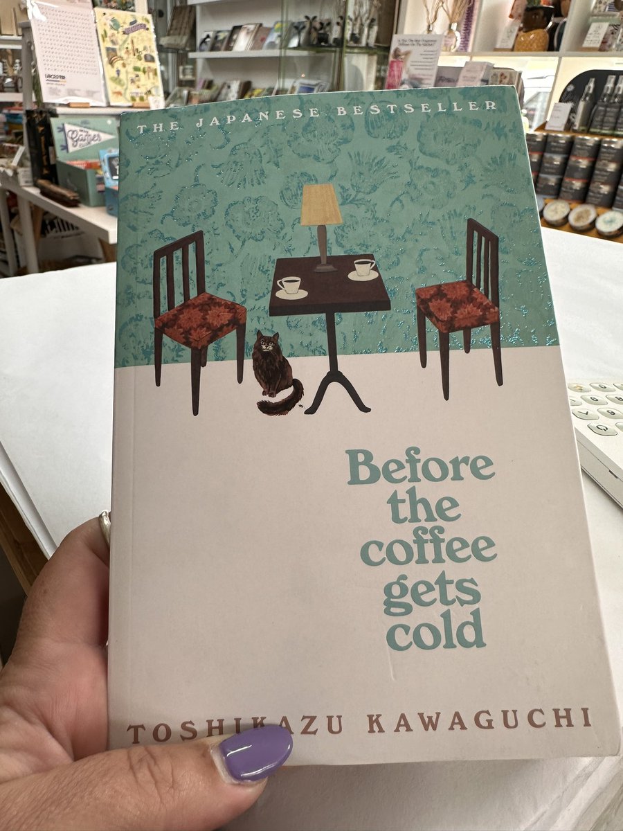 sally_birch's tweet photo. Back in Blighty! New book- feel like I’m a bit late to the game with this one! Really looking forward to reading it! Another birthday book! #beforethecoffegetscold by Toshikazu Kawaguchi https://t.co/FGHx5cBsLq