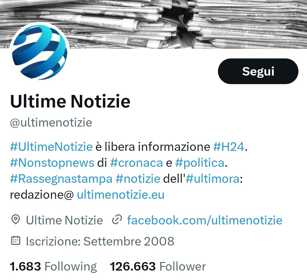 Following a journalistic investigation, it emerged that the pro-Russian information site known for having spread several fake news about the war <a href="/ultimenotizie/">Ultime Notizie</a> is registered with owner Rinaldo Sidoli  <a href="/rinaldosidoli/">rinaldosidoli</a> and managing director Stefania Martani. #UkraineRussianWar