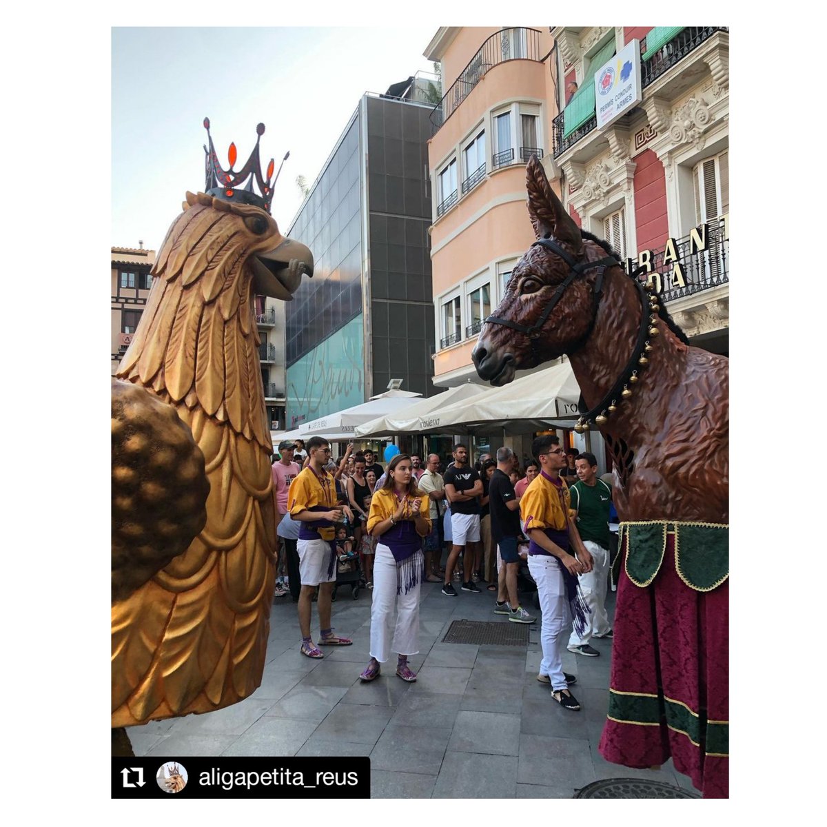 aliguesdecat's tweet photo. #Repost @aligapetita_reus
𝐹𝑒𝓈𝓉𝑒𝓈 𝒹𝑒𝓁 𝐵𝒶𝓇𝓇𝒾 𝒮𝒶𝓃𝓉𝒶 𝒜𝓃𝓃𝒶 
• Ahir vam tornar als nostres carrers del Barri Santa Anna, juntament amb @elboudereus i @lasomeradereus i que be ens ho vam passar! 
#barrisantannareus #cracreus #festamajor #AligaPetitaDeReus #stanna https://t.co/6F0bAdSRW4