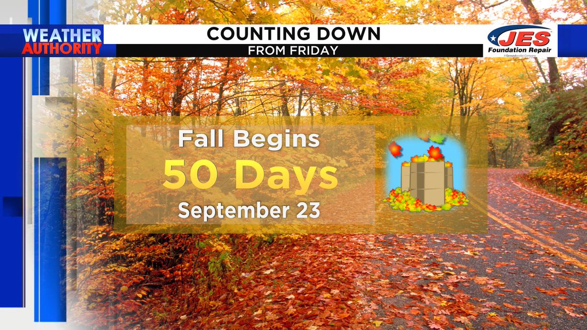 50 days until the start of autumn. Don't even think of coming after me! You can enjoy the present day and look forward to the future too.