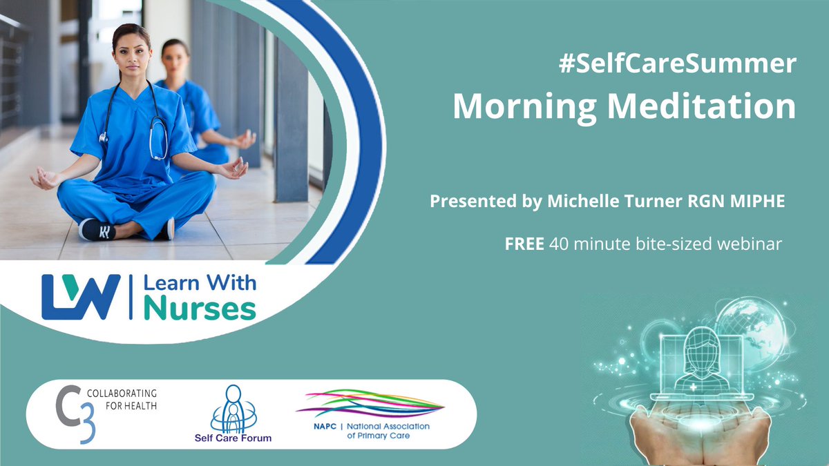 Learn With Nurses (@lwnurses) on Twitter photo ๐#selfcaresummer
๐๏ธ10.8.23โฐ10am
๐ข<a href="/nurseMichelleT/">michelle Turner</a>
๐learnwithnurses.org/event/morning-โฆ
<a href="/burdettTrust/">Burdett Trust ๐</a> <a href="/NAPC_NHS/">NAPC</a> <a href="/c3health/">C3 Collaborating for Health</a> <a href="/SelfCareForum/">Self-Care Forum ๐</a> <a href="/SmartHealth_UK/">Smart Health Solutions</a>
<a href="/WeNurses/">WeNurses ๐</a> <a href="/WeStudentNurse/">WeStudentNurses ๐</a> <a href="/WeParamedics/">WeParamedics</a> <a href="/WeAHPs/">WeAHPs ๐</a> #LWN ๐#selfcaresummer
๐๏ธ10.8.23โฐ10am
๐ข<a href="/nurseMichelleT/">michelle Turner</a>
๐learnwithnurses.org/event/morning-โฆ
<a href="/burdettTrust/">Burdett Trust ๐</a> <a href="/NAPC_NHS/">NAPC</a> <a href="/c3health/">C3 Collaborating for Health</a> <a href="/SelfCareForum/">Self-Care Forum ๐</a> <a href="/SmartHealth_UK/">Smart Health Solutions</a>
<a href="/WeNurses/">WeNurses ๐</a> <a href="/WeStudentNurse/">WeStudentNurses ๐</a> <a href="/WeParamedics/">WeParamedics</a> <a href="/WeAHPs/">WeAHPs ๐</a> #LWN