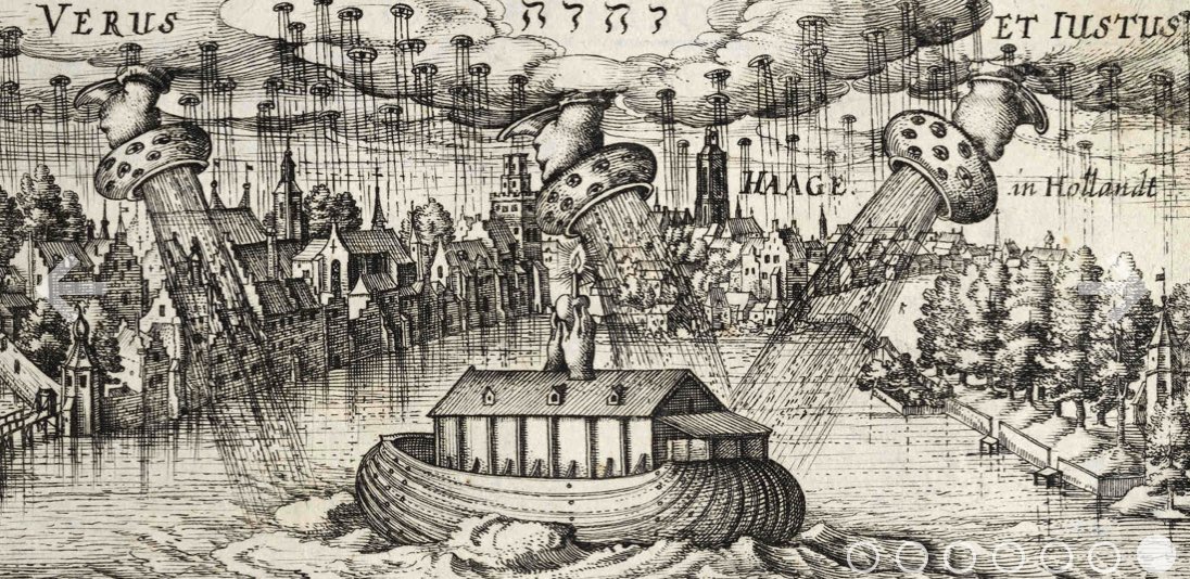 The Staatliche Museum in Berlin is currently running an exhibition titled:

A UFO in 1665 - The Air Battle of Stralsund

In April 1665, six fishermen witnessed a celestial phenomenon that would leave many theories but few answers to the people of Stralsund. As the day turned into