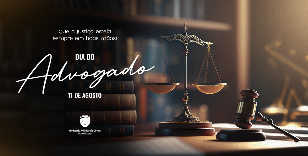 MPCmatogrosso's tweet photo. O MP de Contas parabeniza todos os advogados que trabalham com ética e integridade em defesa dos direitos da sociedade. Essa brilhante profissão é indispensável na consolidação da justiça, parabéns aos profissionais. Feliz Dia do Advogado! #mpcmatogrosso #mpdecontas https://t.co/IB62AfYrQT