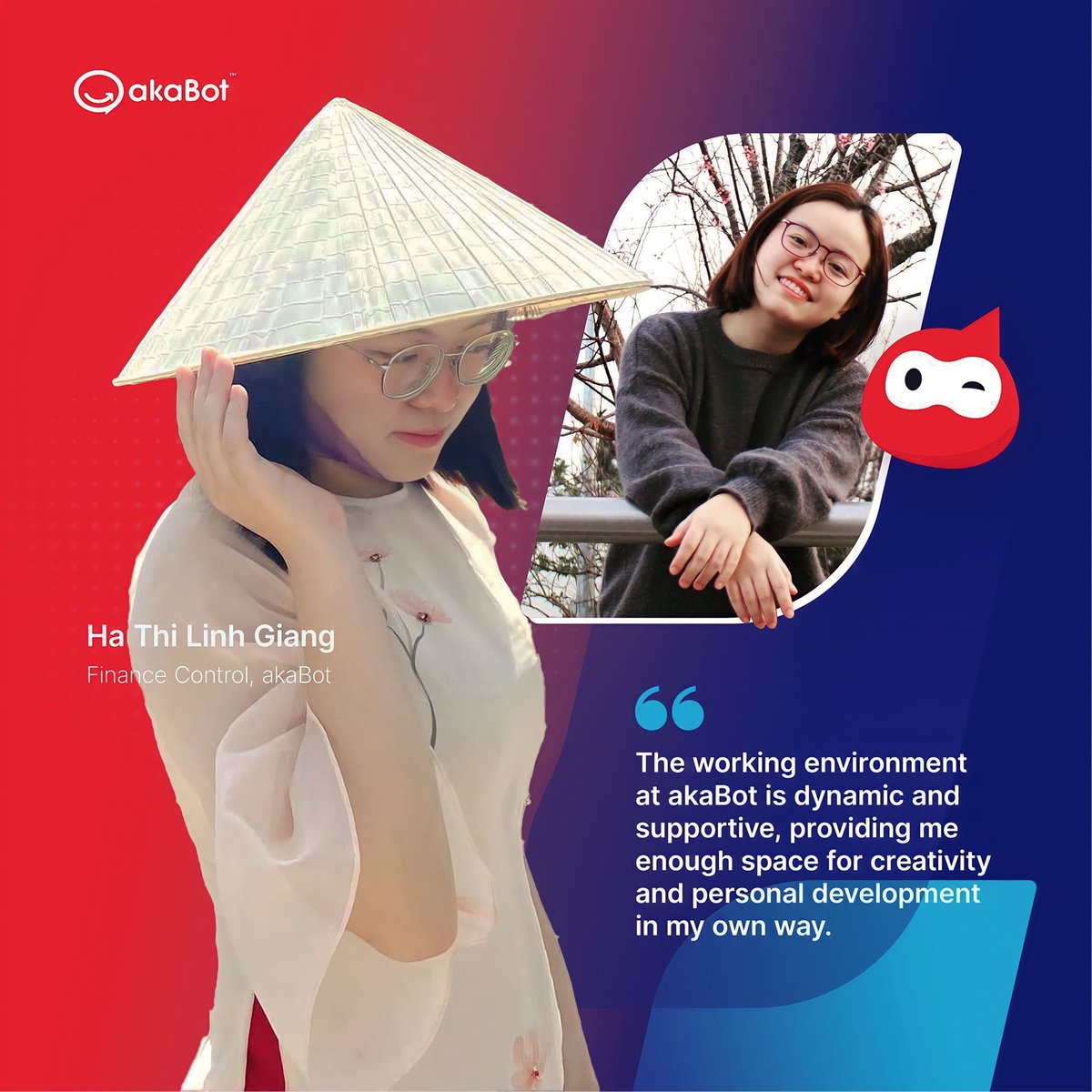 akaBot_FPT's tweet image. [The akaBoter - Ep. 12] Giang Ha Thi Linh - Finance Control 👉linkedin.com/feed/update/ur…
#FastAutomation #akaBot #RPA #automation #hyperautomation #digitaltransformation #lifeatakabot