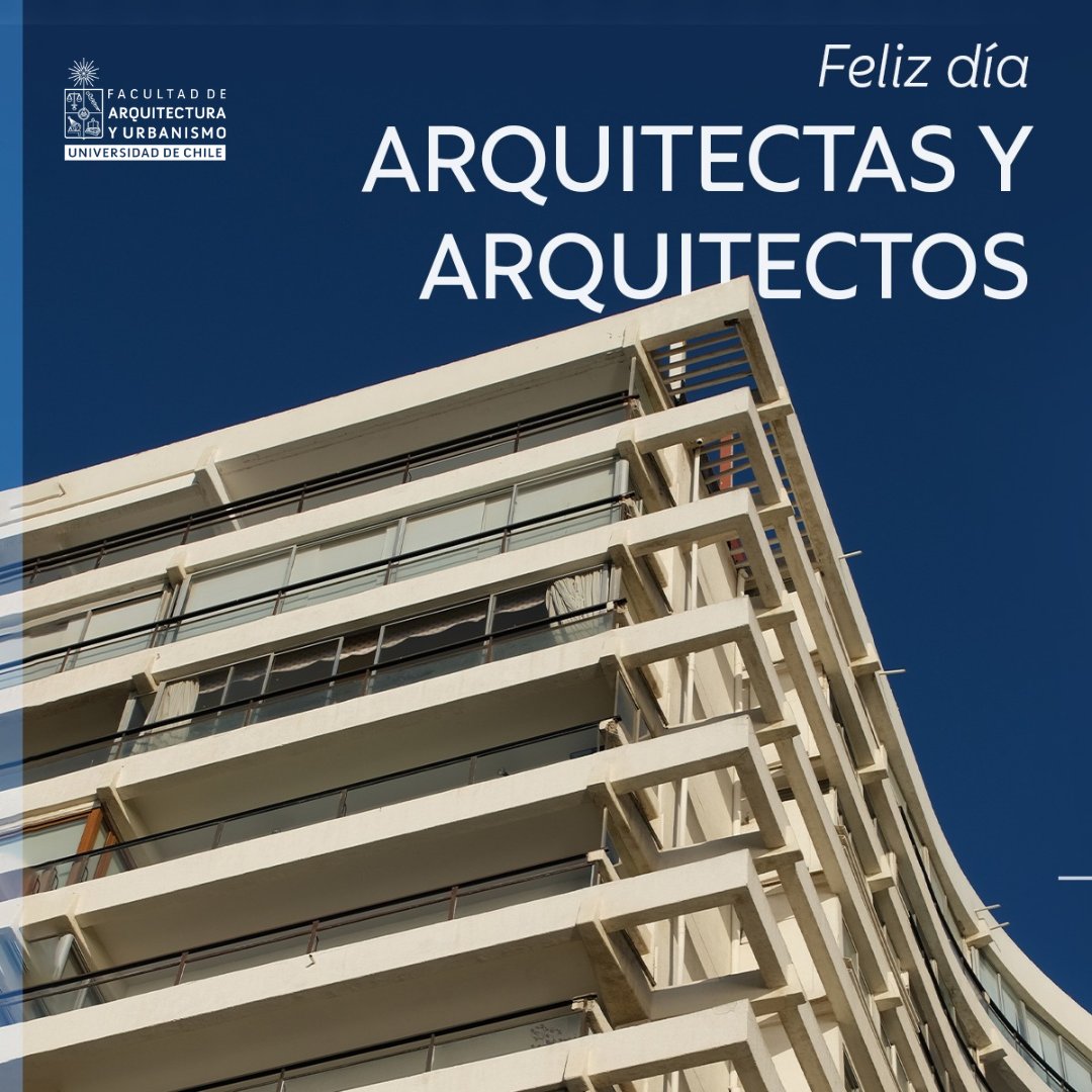 MundoFAU_uchile's tweet photo. 🌟 ¡Feliz Día Arquitectas y Arquitectos! El Decano de nuestra Facultad, @madarq, envía un afectuoso saludo. https://t.co/qlWVXyGi2s