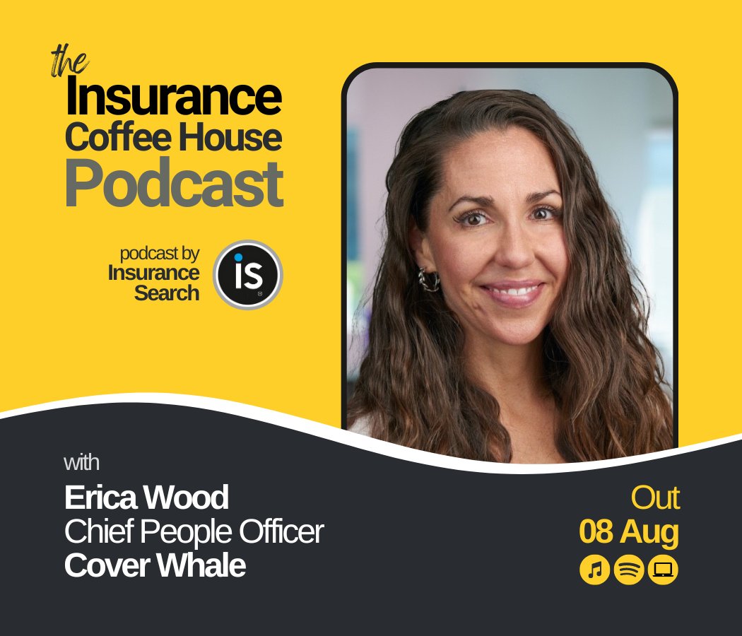 On the #podcast next week, @CoverWhale's CPO talks psychological safety, innovation and high performance at the NYC-based commercial auto insurtech. 
Episode available 8 Aug. 
#insurance