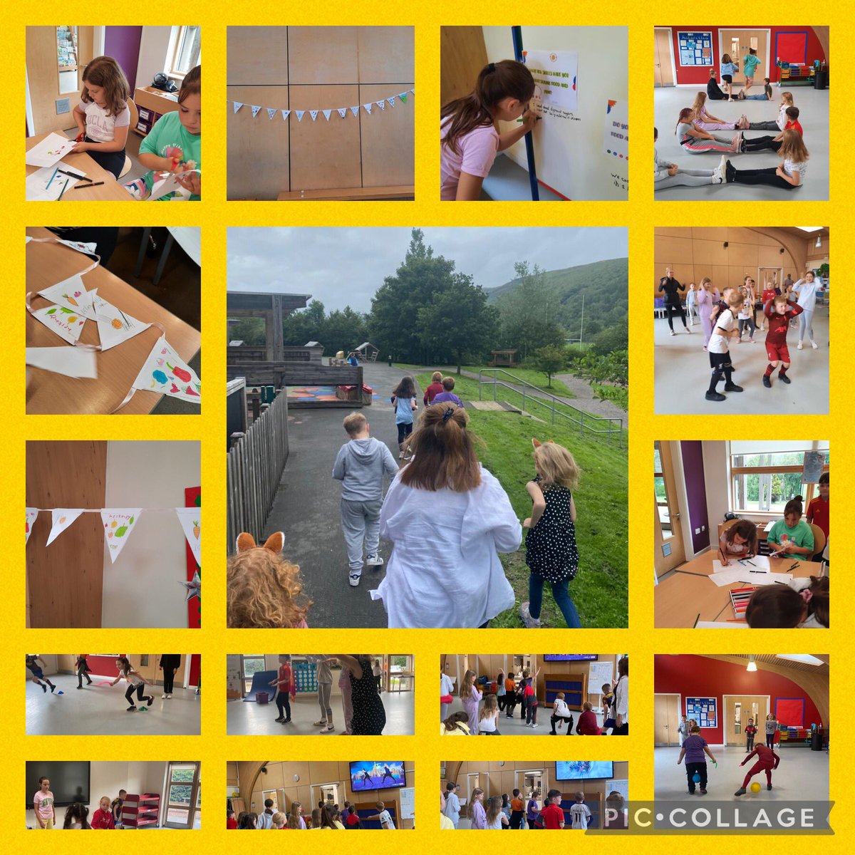 Another great week at Food and Fun🤩 We’ve been busy this week doing a daily mile, playing tennis, den building, making fruit kebab’s, a nature scavenger hunt, making our own sports/healthy food bunting and lots of other fun activities 😊@JanineBrill @MerthyrCBC @ShelleyPowellRD