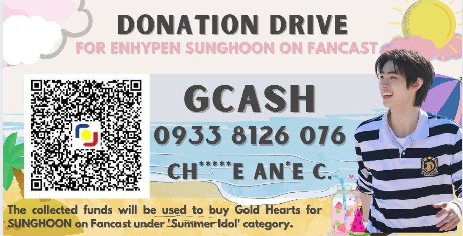 rissehnhoonz's tweet photo. Donation Drive for #SUNGHOON on Fancast  ˗ˏˋ ☆ ˎˊ˗

Engenes, we are asking for your help! We opened a donation drive for #SUNGHOON. The funds will be used to buy gold hearts for him. Kindly donate any amount if you have the means 🙏🏻 rt to spread. Thank you! https://t.co/s4JdA1fExX