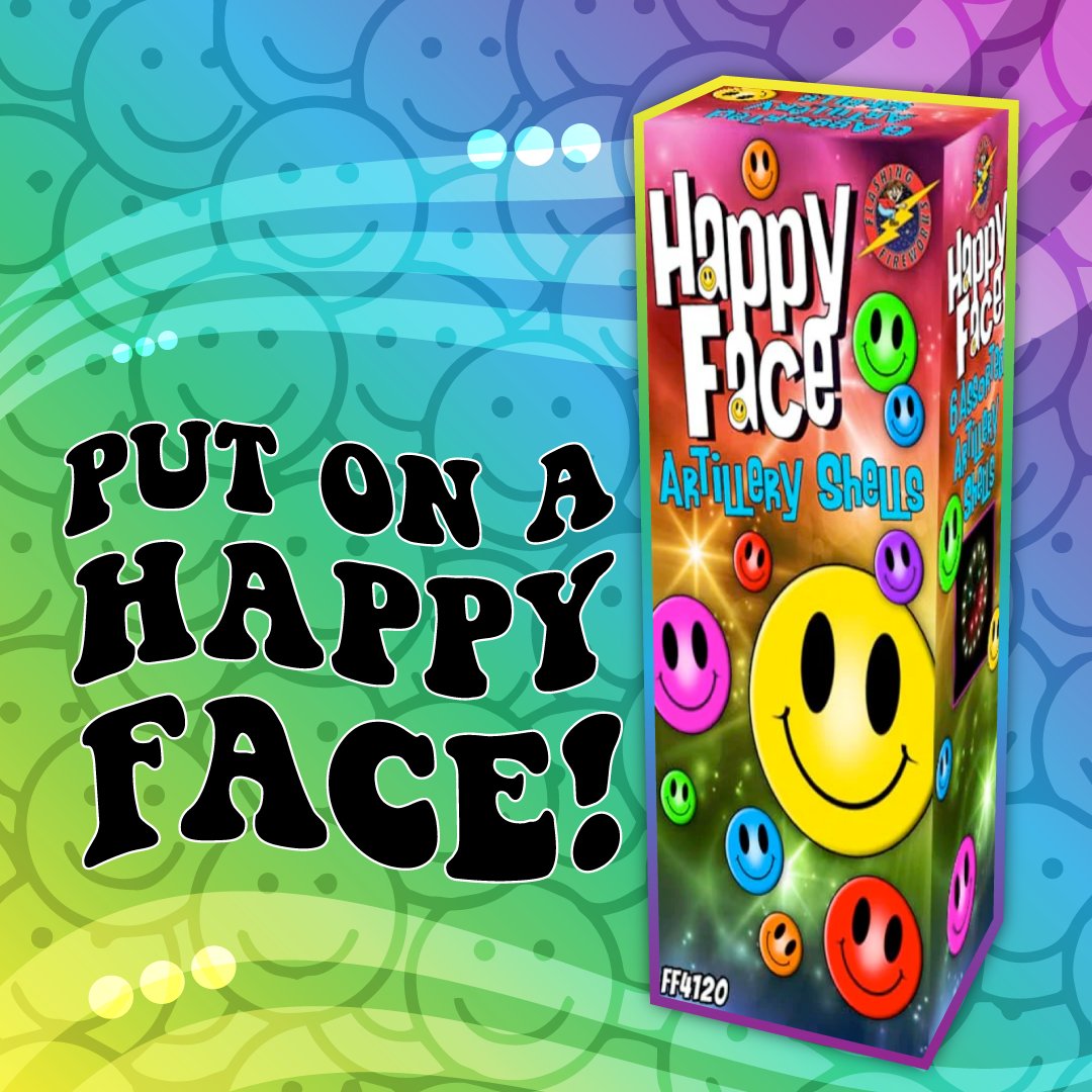 It's finally Friday! Put on a HAPPY 
FACE because the weekend is NEARLY HERE!

wildwillysfireworks.com/collections/be…

 #fireworks #wildwillys #wildwillysfireworks 
#fireworkretailer #bestofomaha #flashingfireworks 
#happyface #friday #friyay