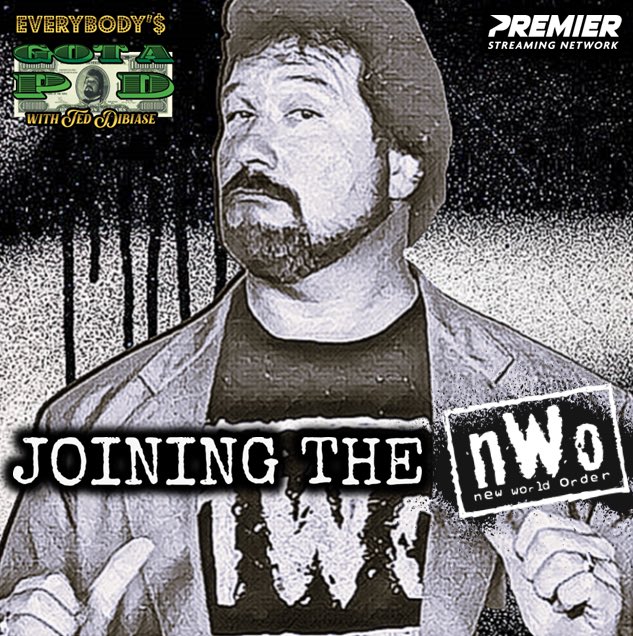 A departure from the WWF after 9 years, a storyline that was taking over the wrestling world, and the debut of an icon in WCW! #EGAP: JOINING THE NWO is available now on all platforms! Get it with no commercials on @WatchOnPremier! 🎧 podcasts.apple.com/us/podcast/eve…