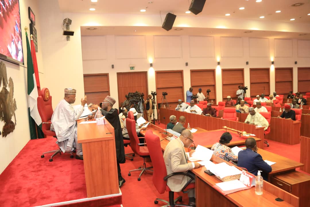 PLACNG's tweet photo. Senate Plenary Update: Friday 4th August 2023
#Photosplash: From the Ministerial screening today at senate plenary.
#SenateNGR
#TodayInSenatePlenary