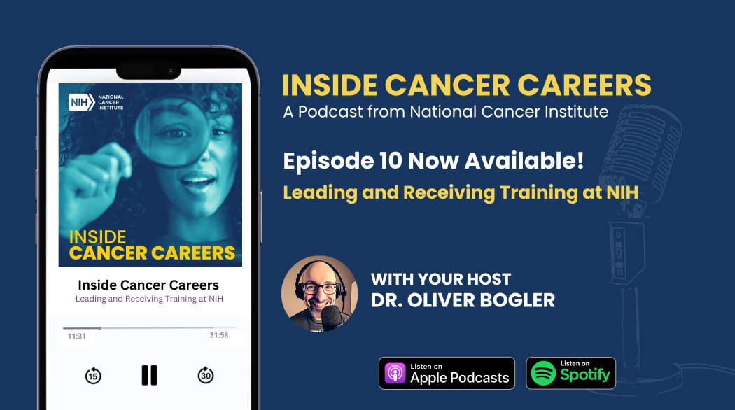 Out now - this week's episode w/ Dr. Kenneth Gibbs from @NIGMS discussing the many programs to support early career scientists at NIH, and w/ Dr. Petria Thompson @Petria_Thompson and Valeria Velez Galiano who talk about the postbac program at NIH. bit.ly/43NXeCE