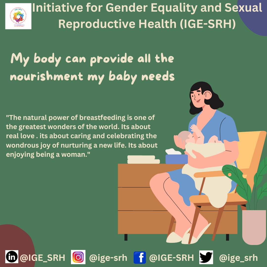 ige_srh's tweet photo. "Breastfeeding is more than nourishment; it's a connection between mother and child. Some essential facts about breastfeeding that you may not know:
It helps develop a child's immune system.
It supports emotional bonding.
#IGESRH #SRHR #LBQTI #WorldBreastFeedingWeek https://t.co/TOsT32lYS6