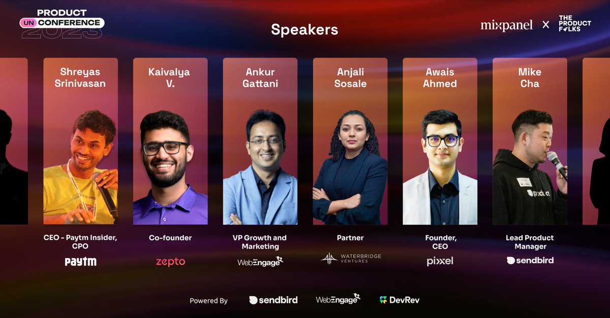 💥💥💥Stage is set for Product (Un)Conference to embark on insightful panels, fireside chats &amp; much more 🚀

Presenting the first line up of our ✨ electrifying speakers✨ 

Book the limited early bird passes NOW 🔥 

bit.ly/unconference20…

Stay tuned for the entire line up 👀