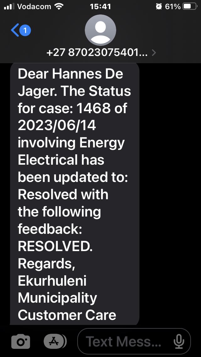 Toskaan's tweet photo. @City_Ekurhuleni @CoE_Call_Centre @KemptonExpress @CoE_Call_Centre do not care about you. Logged our street lights twice in the last 2 years. Got the same outcome twice. Lights still not working. . https://t.co/dpp9eBne7t