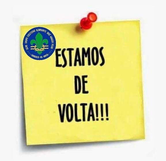 GE35RS's tweet photo. Amanhã, após uma pequena pausa de férias de inverno nosso grupo volta as atividades normais com tudo
Clã Pioneiro Aesir e as tropas Sênior Fitz Roy e Escoteira Leão Baio, Alcatéia Lobo estão com atividade de volta das ferias na sede a partir das 14h https://t.co/SJyP9YcF1i https://t.co/JMhH7phmT1