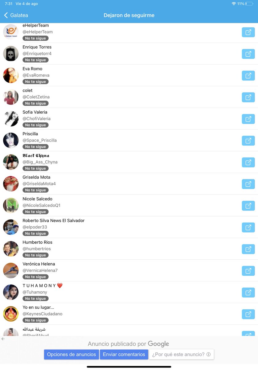 GalaToxica's tweet image. Cuentas restringidas y/o suspendidas de Hoy 💆🏻‍♀️🔥
Y son “Seguidores” menos 
Ya pinshes deja a Twitter en Paz! @elonmusk es un verdadero FASTIDIO #Twitterlimits 
Se supone q debes fomentar la conversación, no censurarla! 
#FreeSpeech 
SDV #AbajoLaDictadura