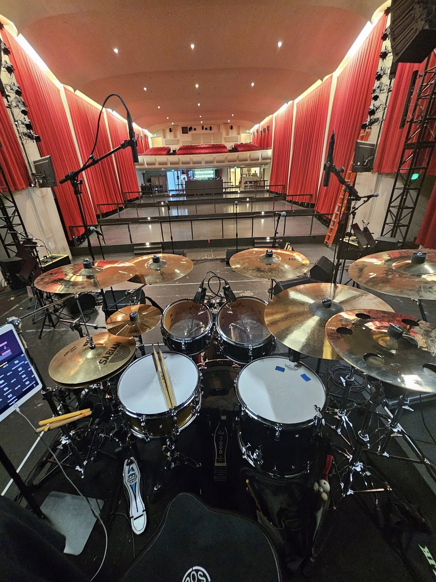 GenesisVmusic's tweet photo. My drum setups have been so dope on this tour! So grateful for all the backline companies. Thank you for making my life so much easier!! Game changer forreal 😀 https://t.co/mTnEhCvKpp