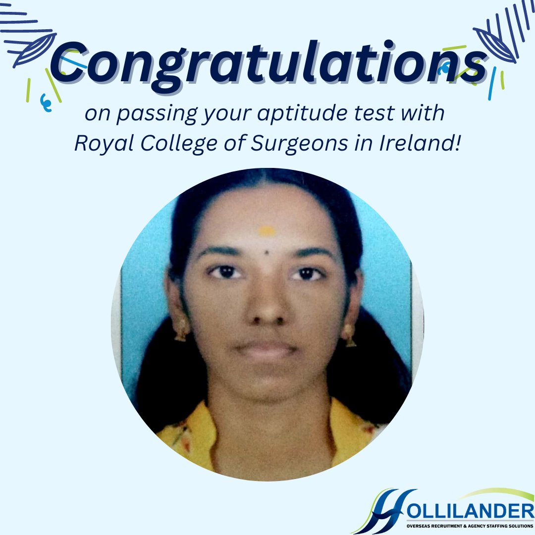 Hollilander Recruitment are incredibly proud of our successful applicants who have recently passed their aptitude test with the Royal College of Surgeons in Ireland!

What a fantastic achievement! 🎉

#hollilanderrecruitment #rcsi #healthcarerecruitmentagency