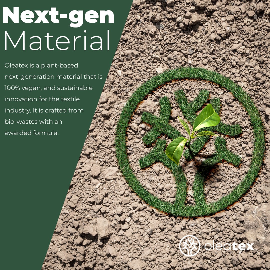 oleatextr's tweet photo. Oleatex is a plant-based next-generation material that is 100% vegan, and sustainable innovation for the textile industry. It is crafted from bio-wastes with an awarded formula.
#oleatex #nextgenmaterial #sustainability #vegan https://t.co/Ci8ZiOmrQX